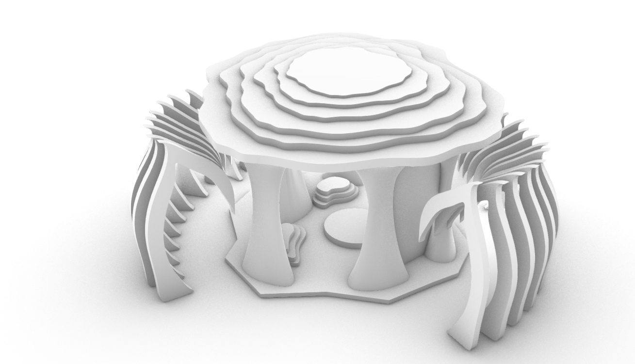 image of pavillion model in rhino 1